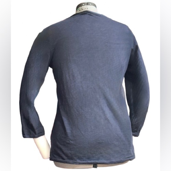 J. Crew cotton/silk ruffle accent top Wmns Sz Lg - Picture 3 of 4